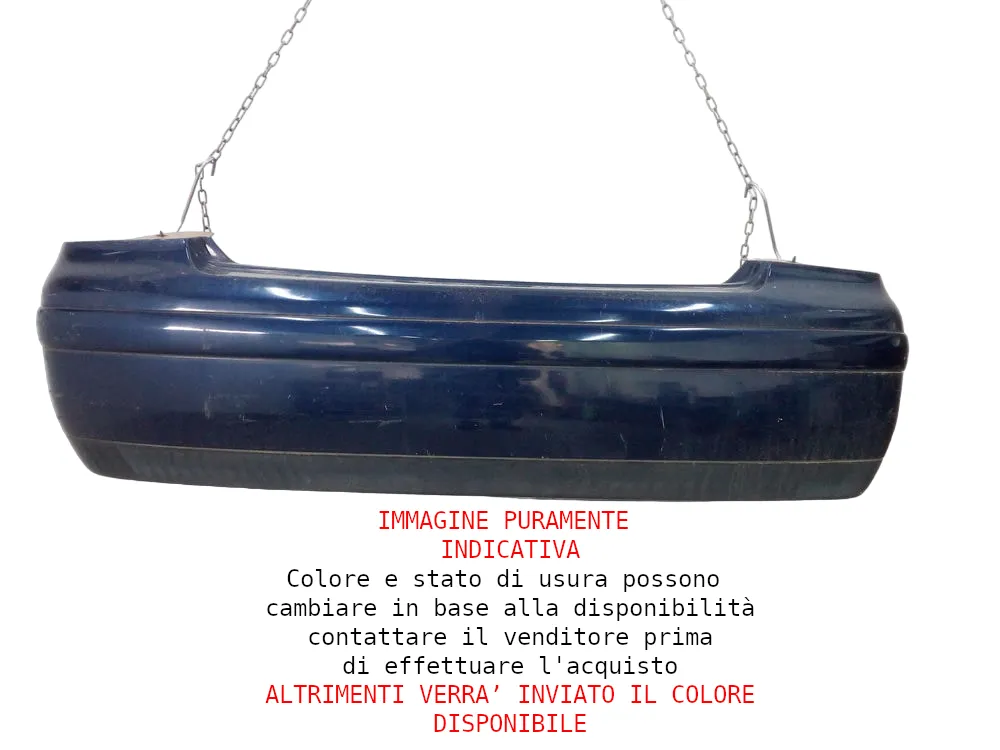 PARAURTI POSTERIORE COMPLETO VOLKSWAGEN Bora Berlina 1J5807417B AJM, AUY (98>05)