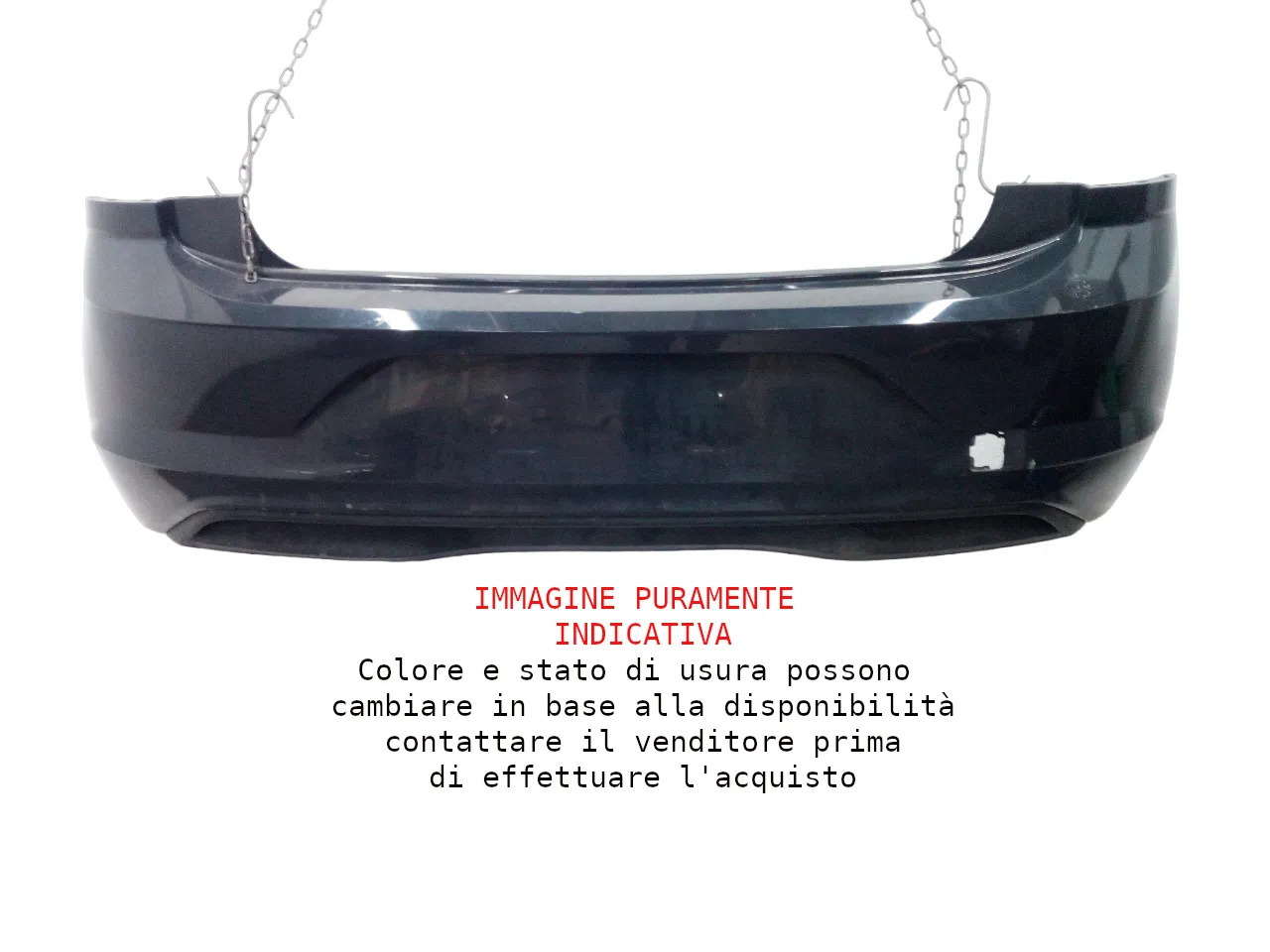 PARAURTI POSTERIORE COMPLETO con codice 2G6807421 da VOLKSWAGEN Polo 6° Serie (17>)