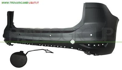 PARAURTI POSTERIORE-CON PRIMER-CON FORI PDC+SUPPORTI-CON PARK ASSIST-CON TAPPO COPRI GANCIO-6 FORI