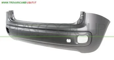 PARAURTI POSTERIORE-NERO-GOFFRATO MOD. VAN FIAT - NEW PANDA - 2012 > 2024, FIAT - NEW PANDA VAN - 2012 > 2024 CODICE/I: OE 735537016 FT1241051
