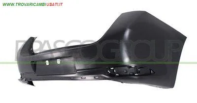 PARAURTI POSTERIORE-NERO-LISCIO DA PRIMERIZZARE-CON TRACCE PDC MOD. 5 PORTE