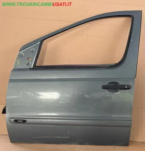 PORTA ANT.S. GRIGIO AZZURRO MET. C/ALZ. E SERR. (Tant. Sgn)