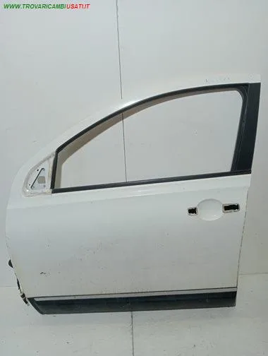 PORTA A/SX NISSAN QASHQAI 02/07> BIANCA NO ALZ NO SERR