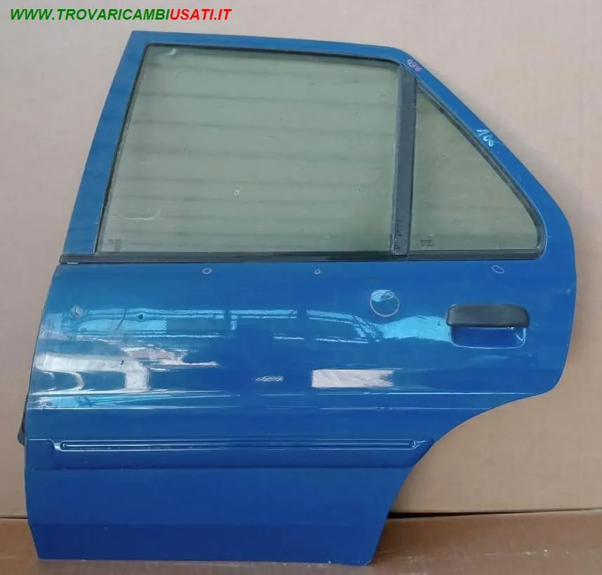 PORTA POST.S.AZZURRO MET. C/ALZ. E SERR. (4/5 Bullini Piccoli)