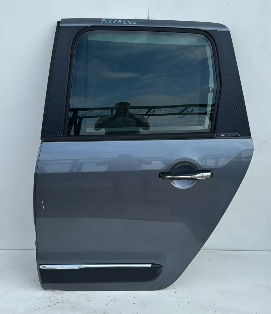 PORTA POST.S. GRIGIO MEDIO MET. C/ALZ. E SERR. VTR. SCURO