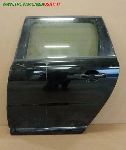 PORTA POST. SX NERO MET. C/A. El. e S