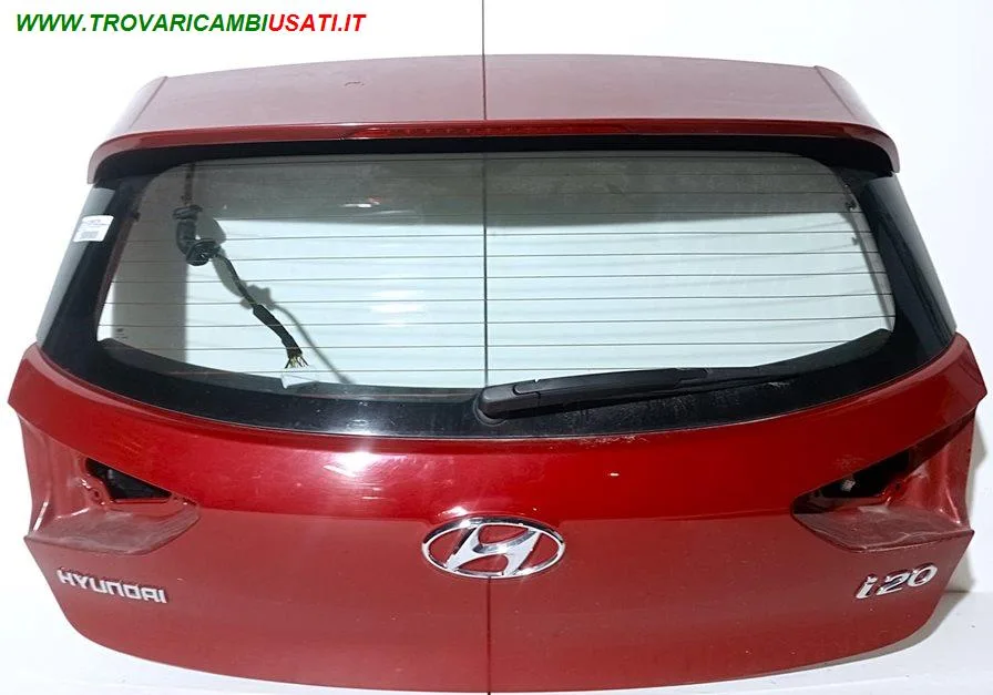 PORTELLO POST. 3 PORTE ROSSO MET CON MOT NO TELECAMERA HYUNDAI - i 20 - 2014 > 2018, HYUNDAI - i 20 - COUPE - 2015 > CODICE/I: 999-U1308774 OE 73700C8300