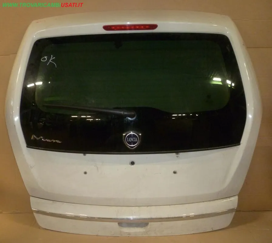 PORTELLO POST. BIANCO C/MOT. VETRO SCURO
