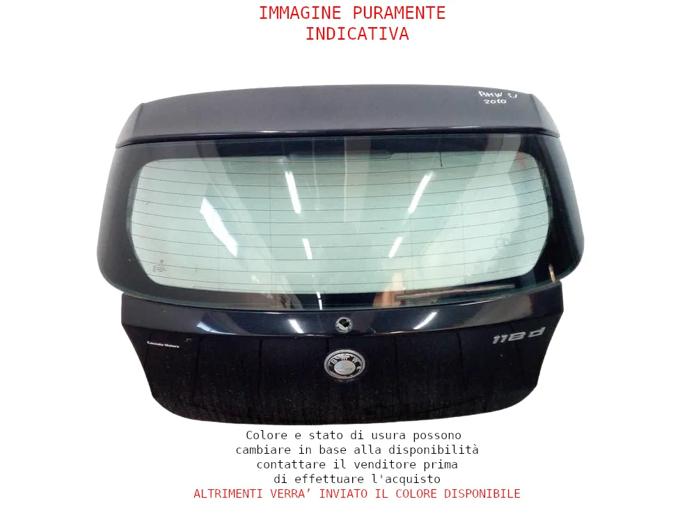 PORTELLONE POSTERIORE COMPLETO BMW Serie 1 Serie (E87) 41627133898 M47 D20 (204D4) (04>07)
