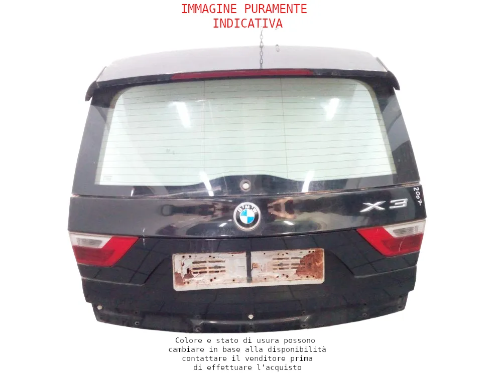 PORTELLONE POSTERIORE COMPLETO BMW X3 1° Serie 41003452197 M47 D20 (204D4) (04>10)