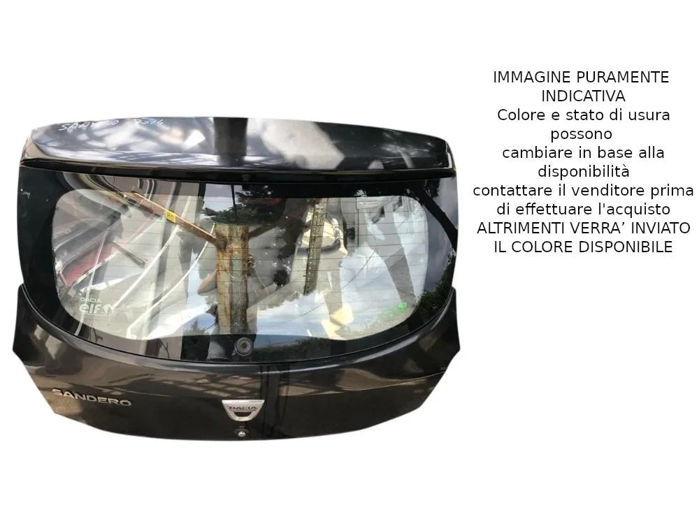 PORTELLONE POSTERIORE COMPLETO DACIA Sandero Serie II 901003145R con codice motore K9KC6 (12>20)