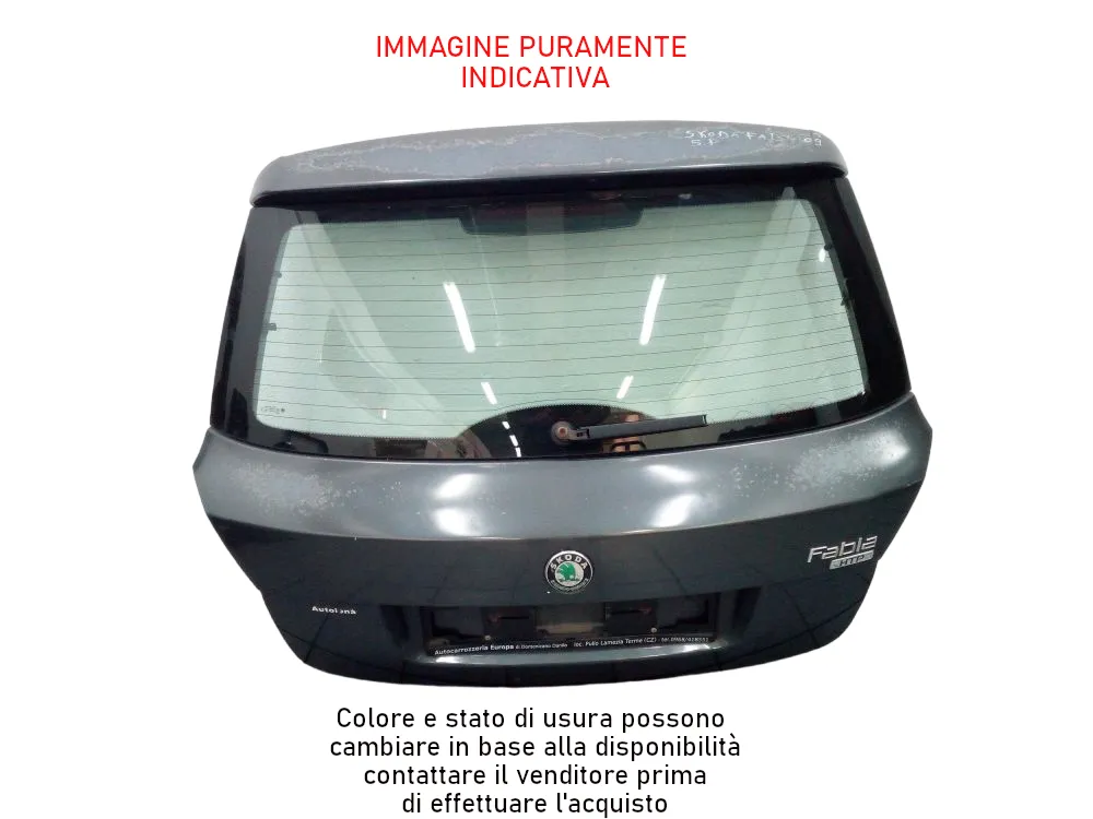 PORTELLONE POSTERIORE COMPLETO con codice 5J6827025G da SKODA Fabia Berlina 2° Serie (07>14)