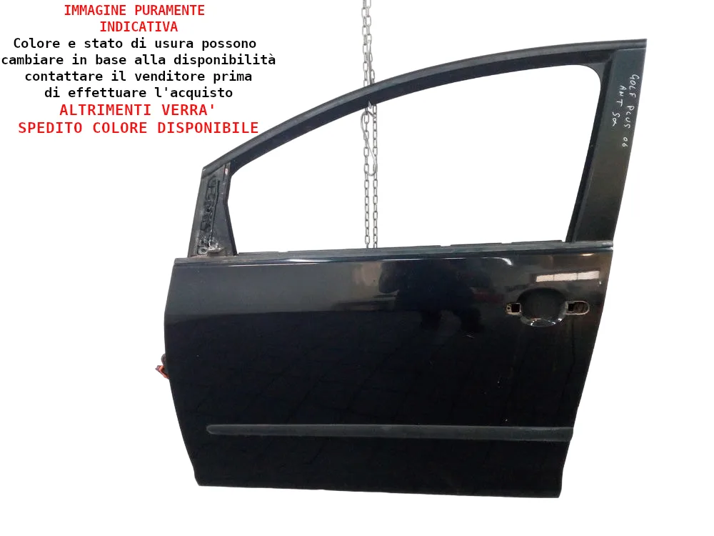 PORTIERA ANTERIORE SINISTRA VOLKSWAGEN Golf 5 Plus 5M0831301P BKC, BLS, BXE (04>13)