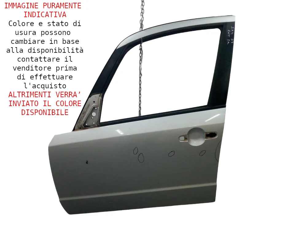 PORTIERA ANTERIORE SINISTRA SUZUKI SX4 1° Serie 6800279J00000 (06>)
