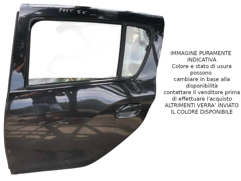 PORTIERA POSTERIORE SINISTRA DACIA Sandero Serie II 821017625R con codice motore K9KC6 (12>20)