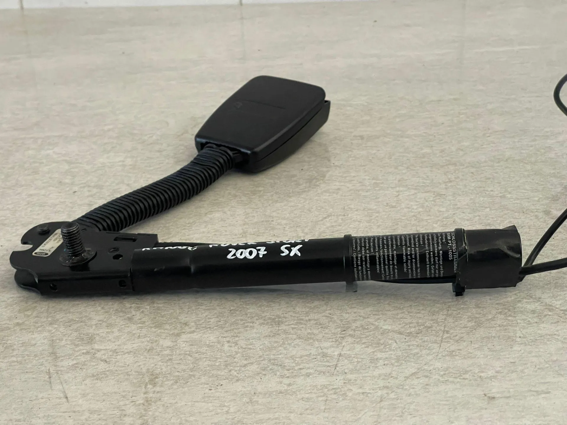 PRETENSIONATORE con codice 601120900A da LAND ROVER Range Rover SPORT (05>13)