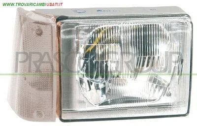 PROIETTORE ASIMMETRICO SINISTRO H5-ELETTRICO-SENZA MOTORE-CON FANALE BIANCO FIAT - PANDA - 1986 > 2004 CODICE/I: OE 7567150 FT1214814
