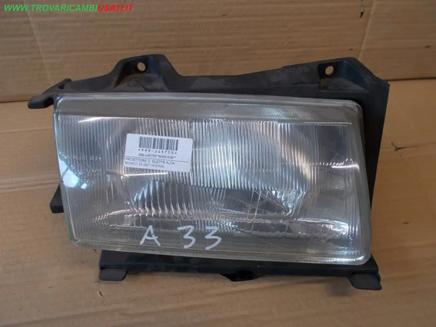 PROIETTORE D. ELETTR ALFA ROMEO 33 (907-W5/W6)