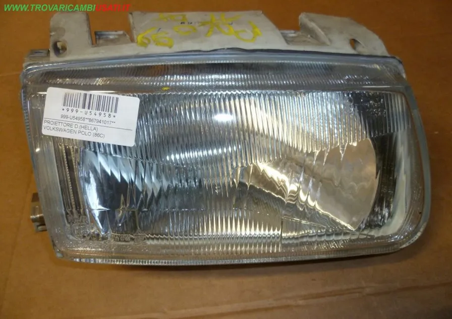 PROIETTORE D.(HELLA) VOLKSWAGEN POLO (86C)