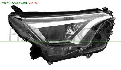 PROIETTORE DESTRO-ELETTRICO-CON MOTORE-NERO-LED