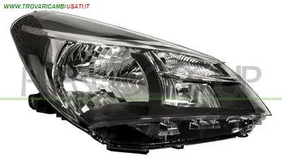 PROIETTORE DESTRO H4-ELETTRICO-CON MOTORE-NERO MOD. 5 PORTE