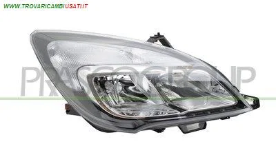 PROIETTORE DESTRO H7+H7-ELETTRICO-CON MOTORE-CROMATO