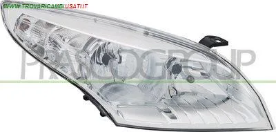 PROIETTORE DESTRO H7+H7-ELETTRICO-CON MOTORE-CROMATO