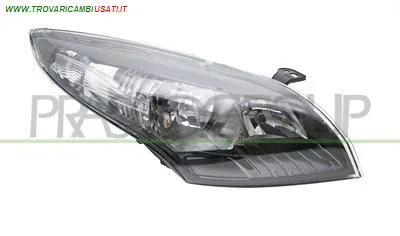 PROIETTORE DESTRO H7+H7-ELETTRICO-CON MOTORE-NERO
