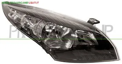 PROIETTORE DESTRO H7+H7-ELETTRICO-CON MOTORE-NERO