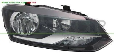 PROIETTORE DESTRO H7+H7-ELETTRICO-SENZA MOTORE