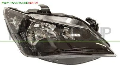 PROIETTORE DESTRO H7+H7-ELETTRICO-SENZA MOTORE-NERO