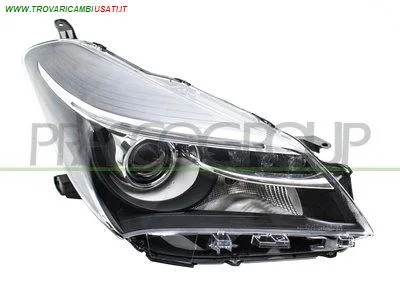 PROIETTORE DESTRO HIR2-ELETTRICO-SENZA MOTORE-CON LENTICOLARE-NERO