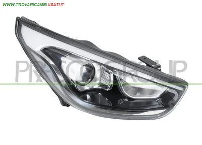 PROIETTORE DESTRO HIR2-PY21W-ELETTRICO-SENZA MOTORE-NERO-LED