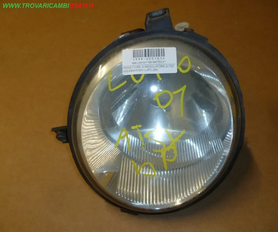 PROIETTORE S./REGOLATORE ALTEZ VOLKSWAGEN LUPO (6X)