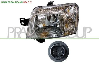 PROIETTORE SINISTRO H4-ELETTRICO-CON MOTORE MOD. > 09 FIAT - PANDA - 2003 > 2011 CODICE/I: OE 51794155 FT1224824