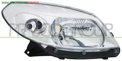 PROIETTORE SINISTRO H4-ELETTRICO-SENZA MOTORE-CROMATO DACIA - SANDERO - 2008 > 2012 CODICE/I: DA2204804 DA2204806 OE 8200733878