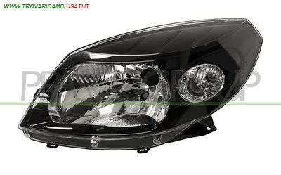 PROIETTORE SINISTRO H4-ELETTRICO-SENZA MOTORE-NERO DACIA - SANDERO - 2008 > 2012 CODICE/I: DA2224914 DA2224916 OE 260602914R