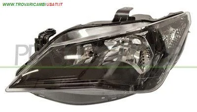 PROIETTORE SINISTRO H7+H7-ELETTRICO-SENZA MOTORE-NERO