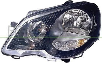 PROIETTORE SINISTRO MOD. H7+H1 ELETTRICO-CON MOTORE-NERO/SPORT VOLKSWAGEN - POLO - 2005 > 2009 CODICE/I: OE 6Q1941007AP VG0224914