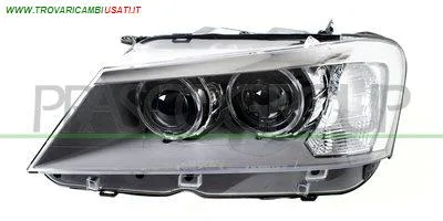 PROIETTORE SINISTRO-XENON D1S-H7+H7-ELETTRICO-CON MOTORE-NERO-LED BMW - X3 F25 - 2010 > 2014 CODICE/I: BM8044914 LPN682 OE 63117276991