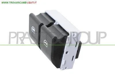 PULSANTIERA ALZACRISTALLO PORTA ANTERIORE SINISTRA-NERA-2 INTERRUTTORI PER FINESTRINO ANTERIORE DESTRO E SINISTRO-CON FUNZIONE CHIUSURA AUTOMATICA-4 PINS