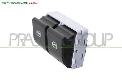PULSANTIERA ALZACRISTALLO PORTA ANTERIORE SINISTRA-NERA-2 INTERRUTTORI PER FINESTRINO POSTERIORE DESTRO E SINISTRO-SENZA FUNZIONE CHIUSURA AUTOMATICA-4 PINS
