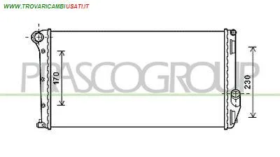 RADIATORE LANCIA - NEW MUSA - 2007 > 2013 CODICE/I: FT350R006 OE 51859378