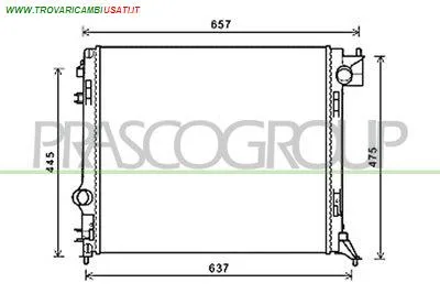RADIATORE NISSAN - QASHQAI - 01-09-2017 -, NISSAN - QASHQAI - 2014 > 2017 CODICE/I: DS712R002 OE 214104EB0A