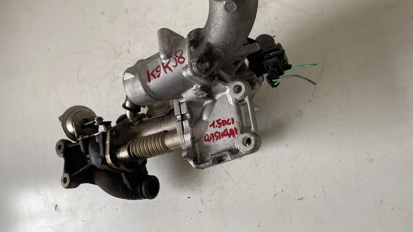RADIATORE SCARICO GAS EGR con codice 8200912059 da NISSAN Qashqai 2° Serie con codice motore K9K J8/K9K J8 Diesel 1500 (10>13)