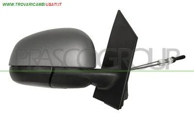RETROVISORE DESTRO-A CAVI-CON PRIMER-CON SONDA-CONVESSO-2 PINS