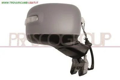 RETROVISORE DESTRO-ELETTRICO-CON PRIMER-TERMICO-CHIUDIBILE-CON FANALE-CON SONDA-CONVESSO-10 PINS