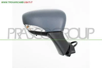 RETROVISORE DESTRO-ELETTRICO-TERMICO-CON PRIMER-CON SONDA-CON FANALE-CONVESSO