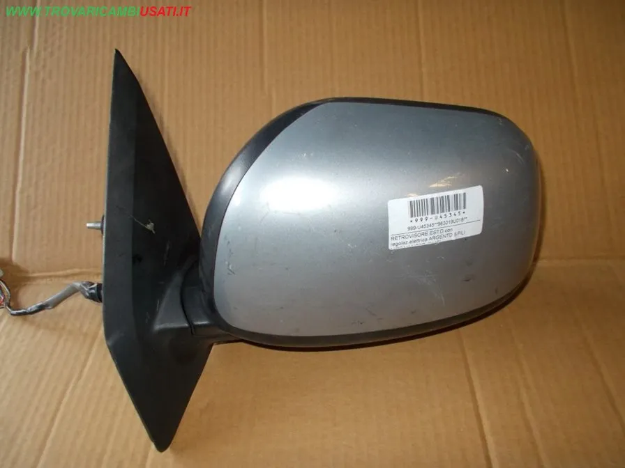 RETROVISORE EST.D.con regolaz.elettrica ARGENTO 5 FILI NISSAN NOTE (E11E)