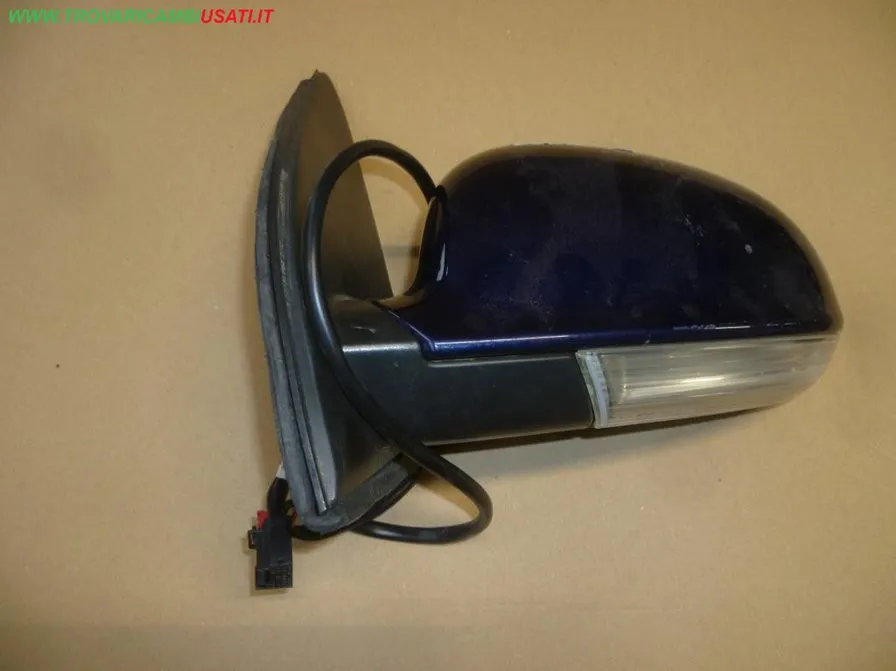 RETROVISORE EST.S.con regolazione elettrica BLU MET. 7 FILI
